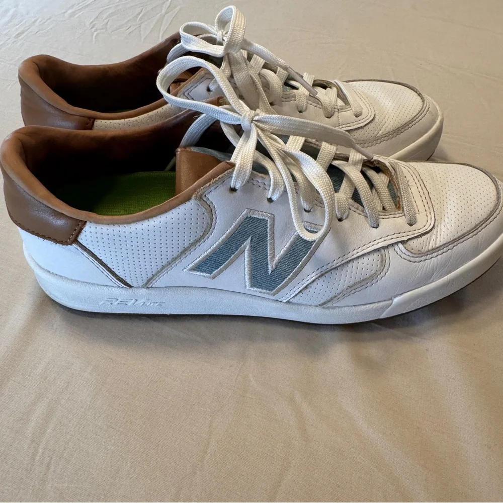 New Balance Revlite White, Brown and Jean  Sneakers Size 9 - Picture 10 of 10